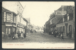 +++ CPA - QUIEVRAIN - La Rue Debast - Carte Animée  // - Quievrain