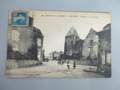 CPA 53 LE HORPS EGLISE ET CALVAIRE - Le Horps