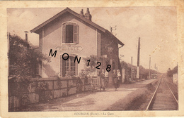 FOURGES (27)  RARE - LA GARE  (EN L'ETAT) - Fourges