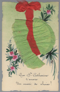 Delcampe - Bonnet De  Sainte Catherine - Avec Bonnet En Papier - St. Catherine