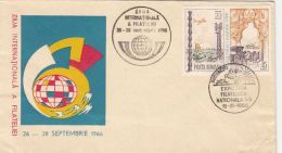 INTERNATIONAL DAY OF PHILATELY, SPECIAL COVER, 1966, ROMANIA - Storia Postale