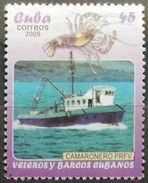 CU BA 2005 Fishing Ships. USADO - USED. - Used Stamps