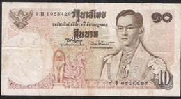 THAILAND P83a 10 BAHT 1969  #9B  Signature 41  FIRST SIGNATURE !FINE NO P.h. ! - Tailandia