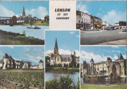 LANGON - Multivues  Rare. - Langon