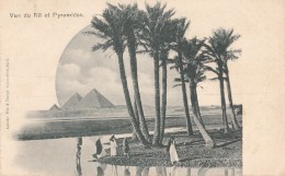 Egypte - Vue Du Nil Et Pyramides - Editeur Fix Et David - Pirámides