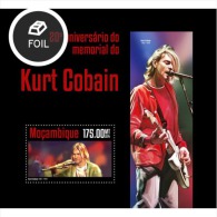 Mozambique. 2014 Kurt Cobain. (318b) - Chanteurs