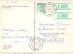 Brazil & Bilhete Postal, Igreja Evangélica Reformada Se Castrolanda, Parana, Castro To Roterdão Holanda 1983  (255) - Storia Postale