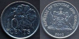 Trinidad & Tobago 1+10 Cents 2002 2003 (2 Coins) - Trinidad Y Tobago