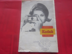 Ancienne Pochette Photographique KODAK FILM   - MARSEILLE   -   Photo-Négatif-Pellicule Photographie Accessoire - Matériel & Accessoires