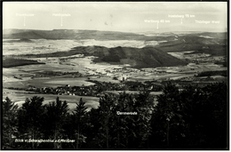 Germerode  -  Blick Vom Schwalbenthal A. D. Meißner  -  Bei Eschwege  -  Ansichtskarte Ca.1955    (7196) - Eschwege