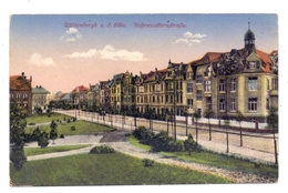 0-2900 WITTENBERGE, Hohenzollernstrasse, Rücks. Kleberest - Wittenberge