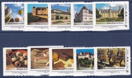 Collector 2009 - La Borgogne - Série De 10 Timbres - Superbe - Collectors