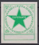 Ex-Libris Esperanto - Green Star - Continents - From The 1930s - Ex-libris