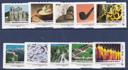 Collector 2009 - La Franche-Comté - Série De 10 Timbres - Superbe - Collectors