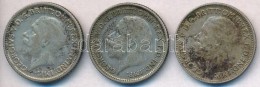 Nagy-Britannia 1928-1933. 6p Ag 'V. György' (3xklf) T:2,2- Patina
Great Britain 1928-1933. 6 Pence 'George V'... - Unclassified