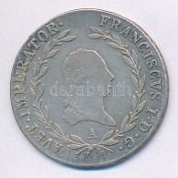 Ausztria 1819A 20kr 'I. Ferenc' (6,45g) Ag T:2- Kis Ph.
Austria 1819A 20 Kreuzer Ag 'Franz I' (6,45g) C:VF Small... - Non Classés