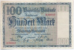 Németország / Weimari Köztársaság / Bajorország 1922. 100M T:III
Germany /... - Non Classés