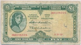 Írország 1968. 1P T:III- Ragasztott
Ireland 1968. 1 Pound C:VG Glued
Krause 64.a - Unclassified