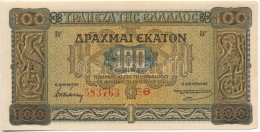 Görögország 1941. 100D T:II
Greece 1941. 100 Drachmai C:XF
Krause 116.a - Non Classés
