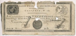 Franciaország / Rouen 1797-1803. 20Fr 'annulé (érvénytelen)'... - Non Classés