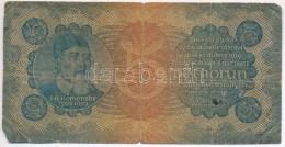 Csehszlovákia 1921. 5K T:IV
Czechoslovakia 1921. 5 Korun C:G 
Krause 15 - Non Classés