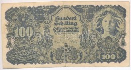 Ausztria 1945. 100Sch Kék T:III 
Austria 1945. 100 Schilling Blue C:F - Zonder Classificatie