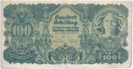 Ausztria 1945. 100Sch Zöld T:III-
Austria 1945. 100 Schilling Green C:VG - Non Classés