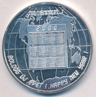 2000. 'Naptárérem / Metal Art Nemesfémipari RT.' Fém Emlékérem (42mm)... - Zonder Classificatie