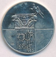 1985. 500Ft Ag 'Kulturális Fórum Budapest 1985' T:BU Adamo EM89 - Zonder Classificatie