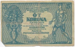 1919. 5K 'Osztrák-Magyar Bank...' T:III- - Sin Clasificación