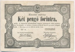 1849. 2Ft 'Kossuth Bankó' T:III,III-
Adamo G108 - Non Classés