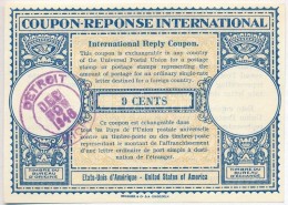 Amerikai Egyesült Államok 1948. 9c 'Nemzetközi Válaszdíjszelvény'... - Unclassified