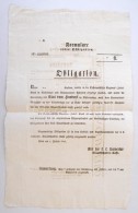 Ausztria / Bécs 1816. 'Österreichische Nazional-Zettel-Bank' Kitöltetlen Kötvény... - Ohne Zuordnung