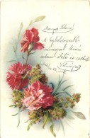 T3 1899 Flowers, Litho (fa) - Ohne Zuordnung