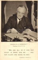 ** T2/T3 Franklin D. Roosevelt, President Of The USA  (fl) - Unclassified