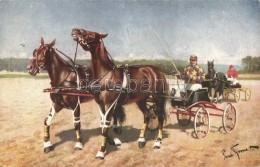 ** T2 Carriage Driving Race, Primus Postkarte, Wohlgemuth & Lissner Kunstverlagsgesellschaft No. 575. S: Paul... - Ohne Zuordnung