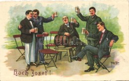 * T3 Hoch Josef! / Beer Drinking Men, Lepopastell 2181/IV. S: Arthur Thiele (EB) - Zonder Classificatie