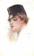 T2 Lady Officer; Italian Art Postcard PFB Nr. 3892/1 S: Usabal - Non Classés