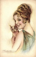 ** T2 Italian Art Deco Postcard, Bulldog, Anna & Gasparini 491-1s: Mauzan - Unclassified