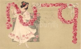 * T2/T3 Meissner & Buch, Blumenreigen Serie 1449 / Floral Litho Art Postcard - Zonder Classificatie