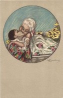 ** T2 Pierrot, Gently Erotic Italian Art Postcard S: Adelina Zandrino - Unclassified