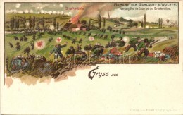 ** T4 Battle Of Wörth, Franco-Prussian War Of 1870, Frau Levy Verlag, Litho (r) - Non Classés