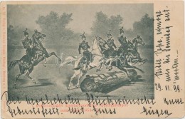 T3 1899 Österreichische Equitationsbilder
(Springbildungen) / Austrian Spring Horse Riding Training (fa) - Ohne Zuordnung
