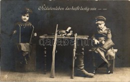 T2 Soldatenleben Das Heisst Lustig Sein / WWI German Military Humour, Children - Unclassified