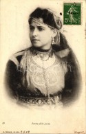 T2 Jeune Fille Juive / Young Jewish Girl, Algeria, Judaica - Zonder Classificatie