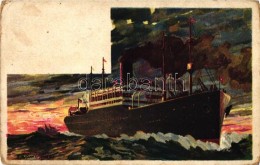 ** T3 Steamship, Litho S: Wladimir Linde (EK) - Unclassified