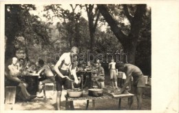 T2/T3 Kálóz, Cserkésztábor, Ebéd IdÅ‘ / Hungarian Scout Camp, Cooking, Photo - Zonder Classificatie