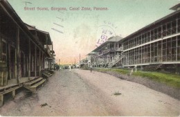 * T2/T3 Panama Canal Zone, Gorgona, Street Scene (EK) - Non Classés