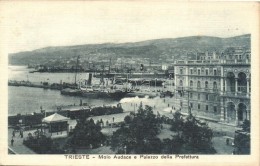 ** T2 Trieste, Molo Audace E Palazzo Della Prefettura, Ferrovia / Audace Pier, Prefecture's Palace, Railway... - Zonder Classificatie