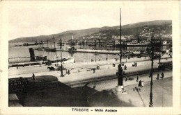 * T4 Trieste, Molo Audace / Pier, Steamships, Tram (b) - Zonder Classificatie